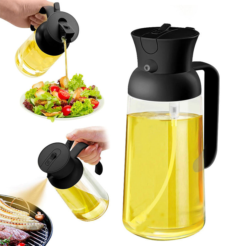 DualFlow Glass Olive Oil Dispenser