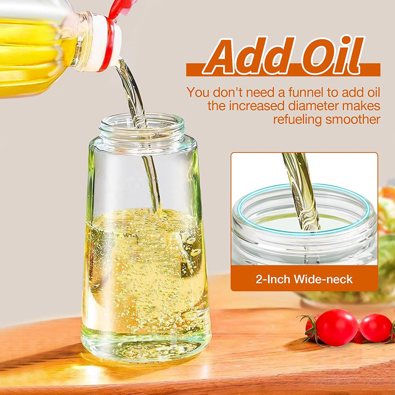 DualFlow Glass Olive Oil Dispenser