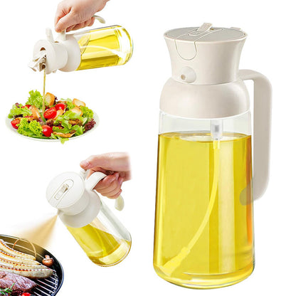 DualFlow Glass Olive Oil Dispenser